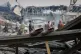 Residents and rescue workers inspect the site of a late-Monday airstrike at a drug rehabilitation hospital in Kabul, Afghanistan, March 17, 2026