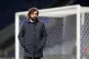 Andrea Pirlo stands on the pitch during warmup before the Champions League round of 16, first leg, soccer match between FC Porto and Juventus in Porto, Portugal, on Feb. 17, 2021