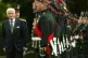 Lord Mackay of Clashfern inspects a guard of honour back in the day