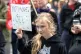 Campaigners take part in a Stop Rosebank protest outside the UK Government building in Edinburgh, September 30, 2023