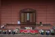 Floral tributes are left by the Hillsborough Memorial at Anfield, Liverpool, on the 36th anniversary of the Hillsborough disaster, April 15, 2025