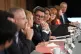 Prime Minister Andy Burnham (centre) during a National Economic Council meeting at No 10 North, located in Heron House, central Manchester. Mr Burnham has said No 10 North is 