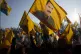 A kurdish protest in Berlin against Turkey's invasion of Afr