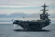 A US aircraft carrier