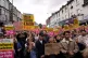 FACING THE RIGHT:
Anti-racist protesters
in Walthamstow, 202