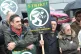 Paul Mason on an NUJ picket line in 2010 alongside leading c
