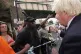 Then London mayor Boris Johnson is confronted by local resid