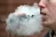 A man vaping