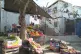 A fruit shop in the Moria refugee camp in Lesbos, Greece