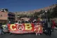 The Bolivian Workers Central union (COB) protest against the