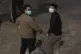Hong Kong activists Joshua Wong, right, and Ivan Lam, left, 