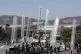 North Korean defectors and South Korean activists prepare to
