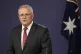 Australia's Prime Minister Scott Morrison comments at a pres