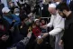 Pope Francis meets migrants during his visit at the Karatepe