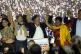 Presidential candidate Gustavo Petro (centre) and his runnin
