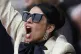 Priti Patel shouts out during the Platinum Jubilee concert, 