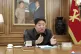 North Korean leader Kim Jong Un attends a meeting of the rul