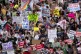 People gather in Downtown Atlanta on Friday, June 24, 2022, 