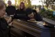 Tatiana Alexeyevna mourns over the coffin of her soon Colone