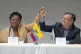 Colombian President Gustavo Petro (right) and Vice-President