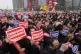 Doctors stage a rally against the government's medical polic
