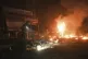 Two dead bodies lie on the ground after Russian drone strike