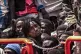 People rescued by the Spanish coastguard at the port of on L