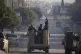 Members of the new security forces take part in an operation