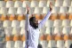 West Indies Jomel Warrican appeals successful LBW dismissal 