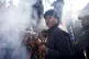Former Bolivian President Evo Morales participates in an off