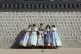 South Korean women pose for a photo