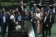 A group of Iranian lawmakers gather in protest over a water 