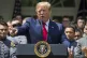 President Donald Trump speaks during the presentation of the