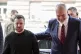 Albanian Prime Minister Edi Rama, right, welcomes Ukrainian 