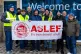 Aslef picket line in Leeds, January 31, 2024