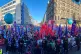 Public sector workers take part in a rally at Belfast City H