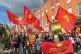 Communist Party of Ireland members on the march 