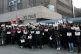 El Pais journalists dressed all in black for their pay prote