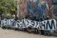 Anti-fascists seize a ‘White Lives Matter’ banner from t