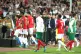 England manager Gareth Southgate walks off the pitch at half