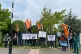 NHS patient transport staff protests outside Newham Hospital