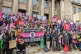 UCU members and supporters at the University of Leeds during