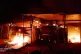 The blaze at the camp on August 16
