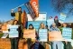 The GMB picket line at Goole Ambulance station