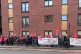 Care workers protest the National Care Service  Bill outside