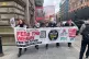 Feed the Weans campaign activists march through Glasgow