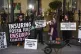 Activists protest the conference
