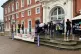The picketline outside Goldsmiths University