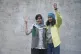 Iranian journalists Niloufar Hamedi (right) and Elaheh Moham