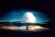 A mushroom cloud from a nuclear bomb